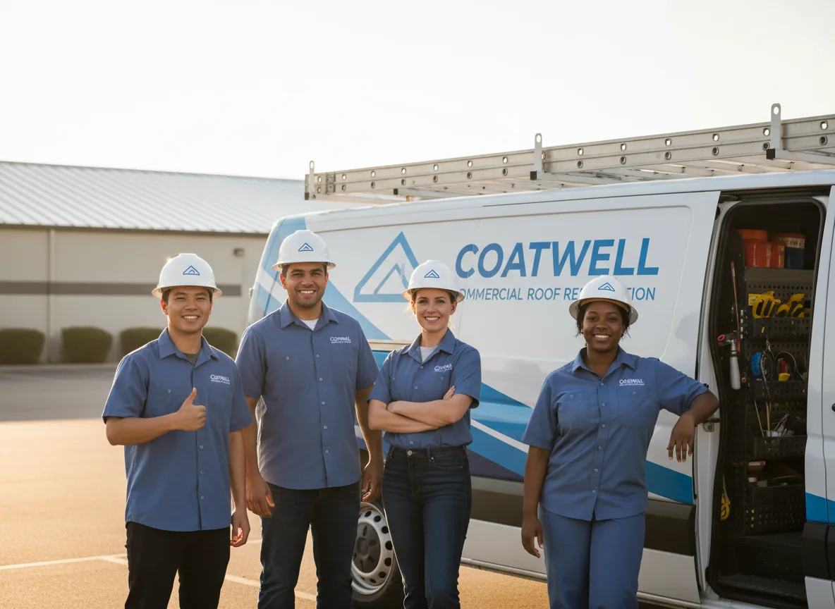 Commercial roof coating company in Pleasantville, OH